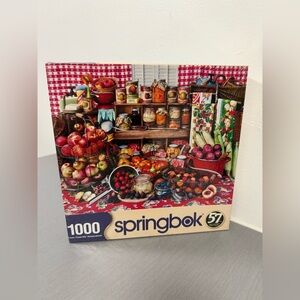 SPRINGBOK 1000 piece Puzzle Pres-serves! Jam Jelly Fruit Canning NEW sealed
